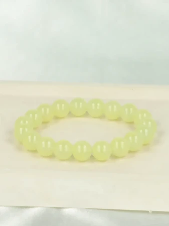Pastelowa bransoletka ze szklanych koralików